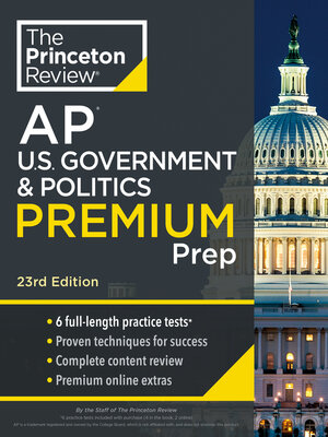 Princeton Review AP U.S. Government & Politics Premium Prep, 2 - ebook